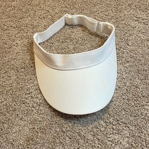 White Lululemon visor